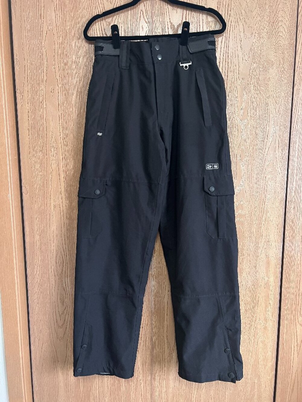 Ocean Earth OE Pro Series Snow Pants Black Cargo Men's Small